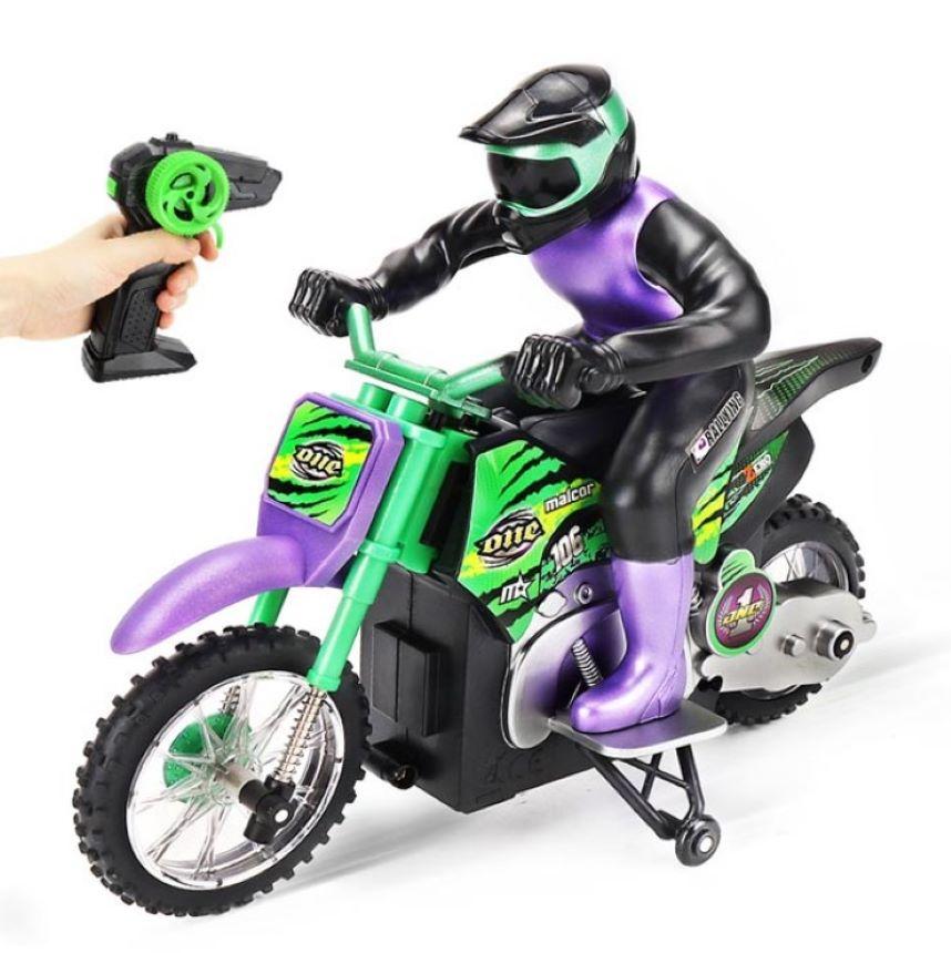 Moto Acrobática A Control Remoto Drifting Stunt Rc