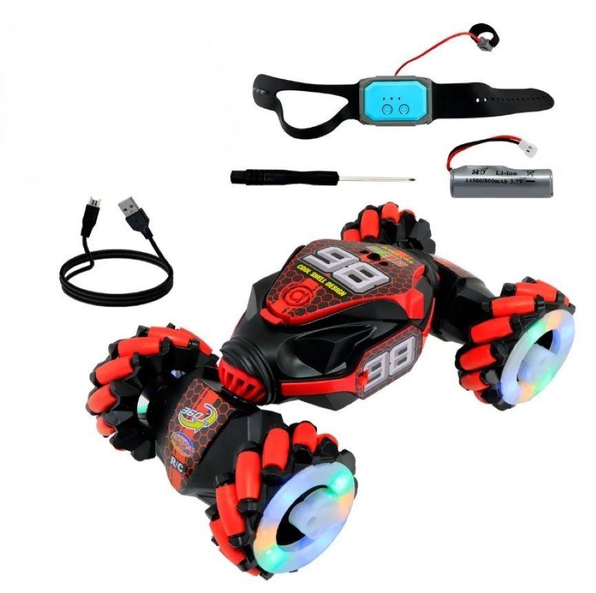 Carro Control Remoto Reloj Sensor De Gesto Luces