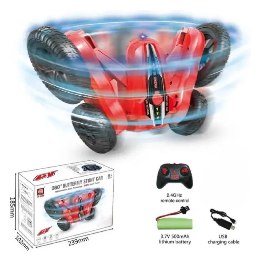 Carro Control Remoto Dual 360° Butterfly Stunt Car 2.4G