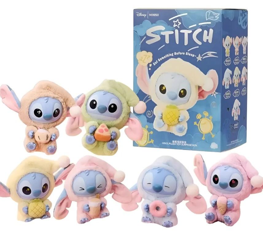 Peluche Stitch Pijama Caja Sorpresa Tipo Llavero